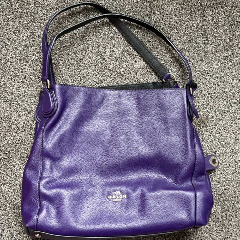 Coach leather hobo
